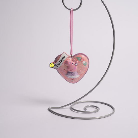 Peppa Pig Heart Ornament - Christmas Place