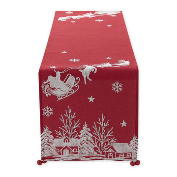 Santas Sleigh Table Runner