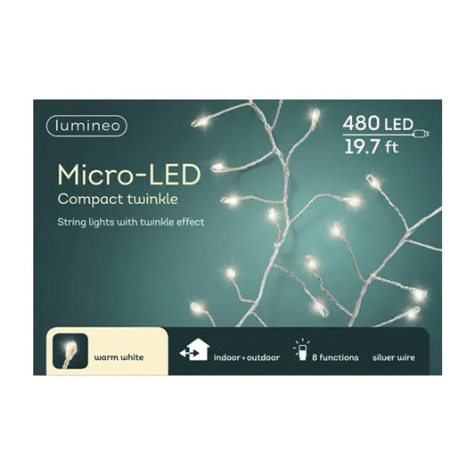 480Lt Warm White Compact Light Set - Christmas Place