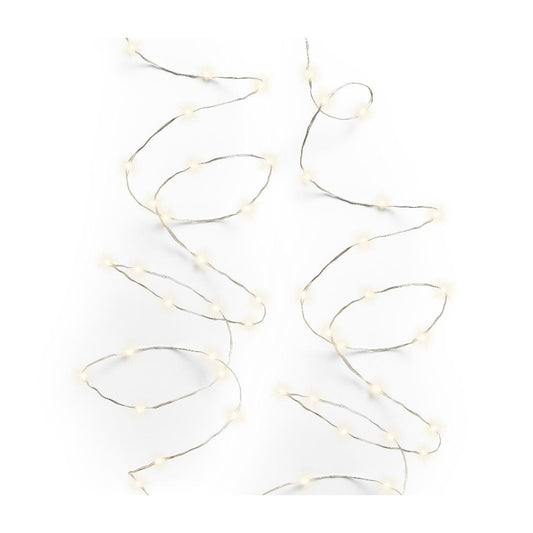 240Lt Warm White Micro Silver Wire