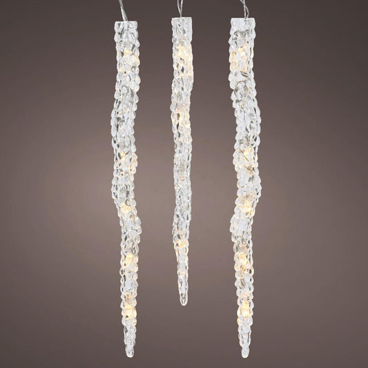 Led Icicle Warm White Light Set