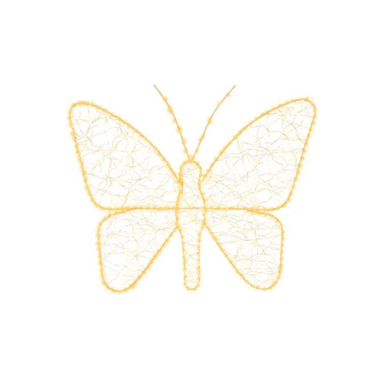 17Inch LED Gold Butterfly - Christmas Place