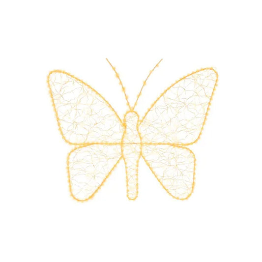 17Inch LED Gold Butterfly - Christmas Place