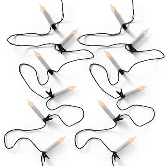 16Lt LED Candle Fire Flame Lights - Christmas Place