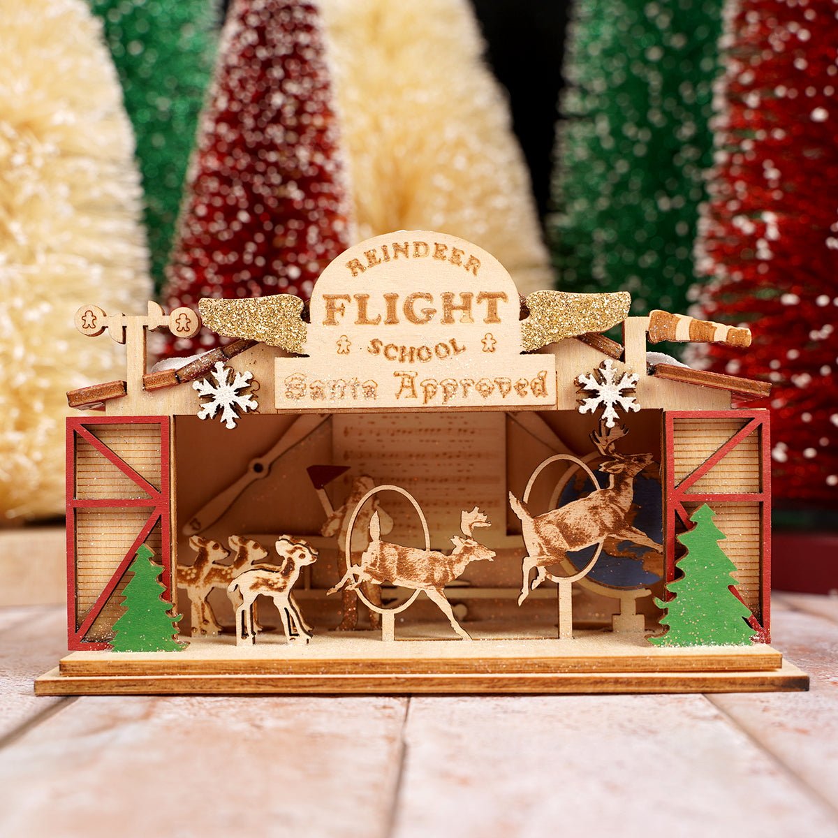 Reindeer Flight School Ornament - Christmas Place