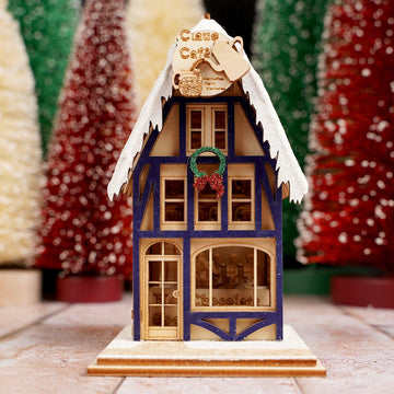 Claus Cafe Coffee Shop Ornament - Christmas Place