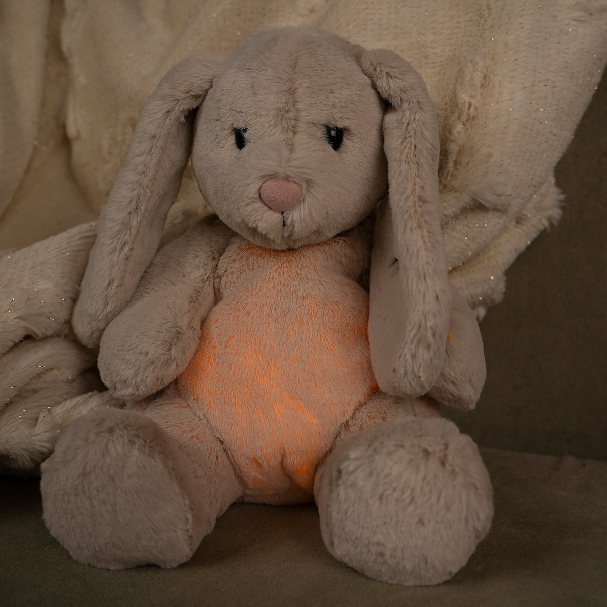 11IN LIGHT AT NIGHT HOPPIE RABBIT - Christmas Place