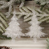 Clear Ice Christmas Tree Ornaments- Christmas Place