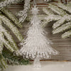 Clear Ice Christmas Tree Ornaments Spruce- Christmas Place