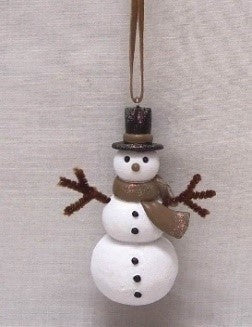 3.5Inch Snowman Ornament