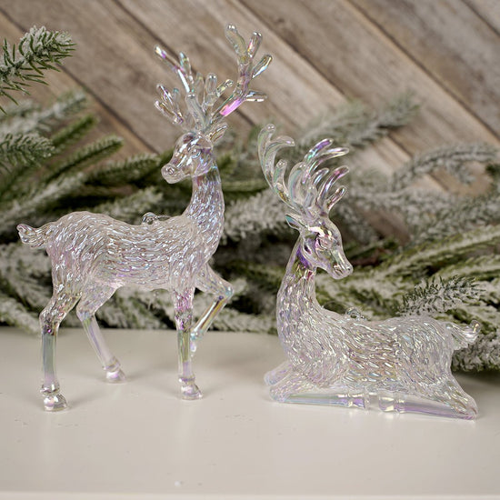 Iridescent Reindeer Christmas Ornament - Christmas Place
