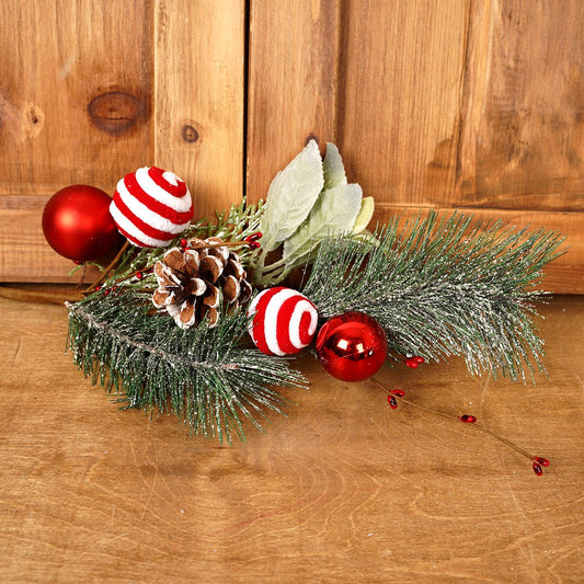 Red Ornament Berry Pine - Christmas Place