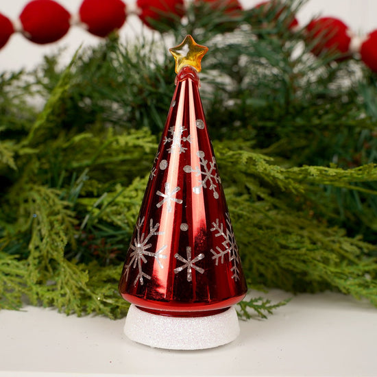 Lit Snowflake Tree - Christmas Place