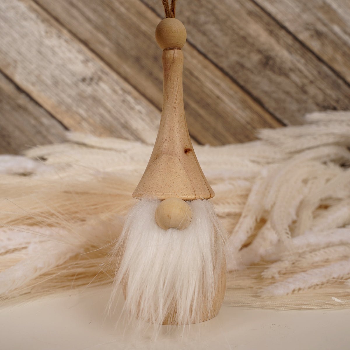 Wooden Gnome Ornament - Christmas Place
