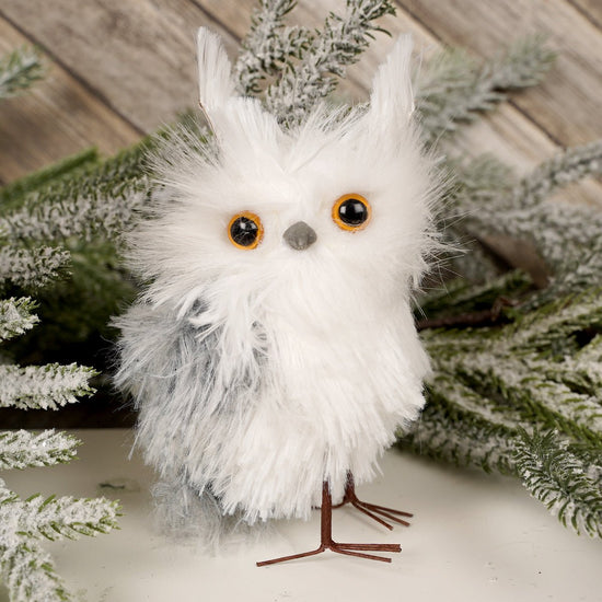 5 Inch Grey Owl - Christmas Place
