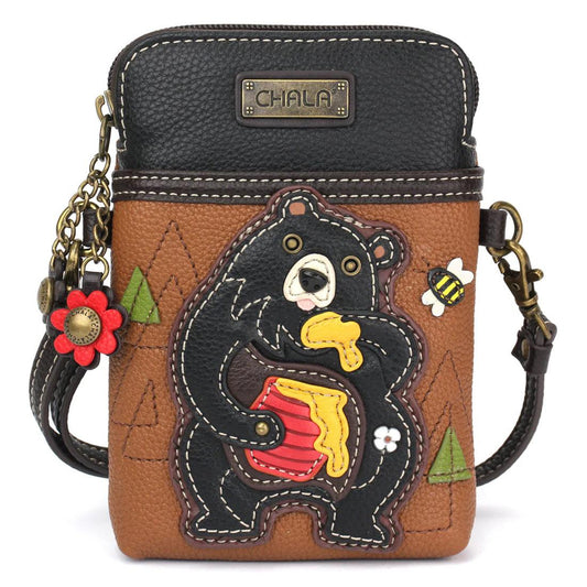 Black Bear Cell Crossbody