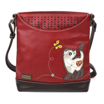 Burgundy Cat Sweet Messenger