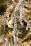 9ft Nordic Flocked Fir Color Changing