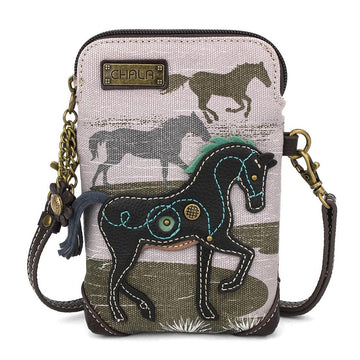 Gray Horse Cell Crossbody