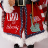Land Of Liberty Santa Patriotic Santa Land of Liberty Santa Coat - Christmas Place