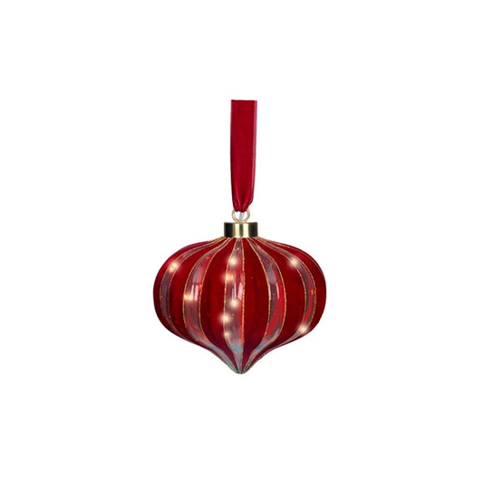 8In Warm White Led Red Onion