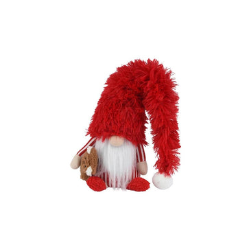 25.6In Red Long Sleepy Hat Gnome