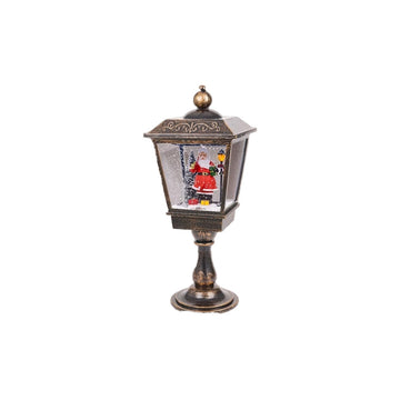 27.6In LED Antique Santa Lantern