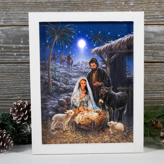 8x10 Holy Family Shadow Box