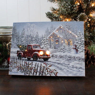 8x6 Special Delivery Lighted Easel Back