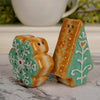 Green Tree Snowflake Salt/Pepper Shaker - Christmas Place