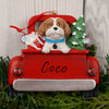 Shih-Tzu in Back of Truck Ornament - Christmas Place