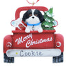 Shih-Tzu in Back of Truck Ornament