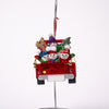 Red Truck Family Of Four Ornament