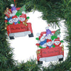 Red Truck Family Of Five Ornament - Christmas Place