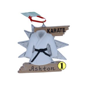 Karate Ornament - Christmas Place
