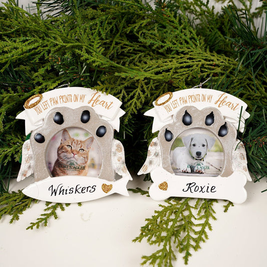 Dog Or Cat Paw Print Frame - Christmas Place