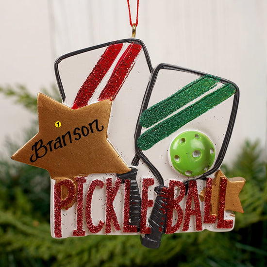 Pickle Ball Ornament - Christmas Place
