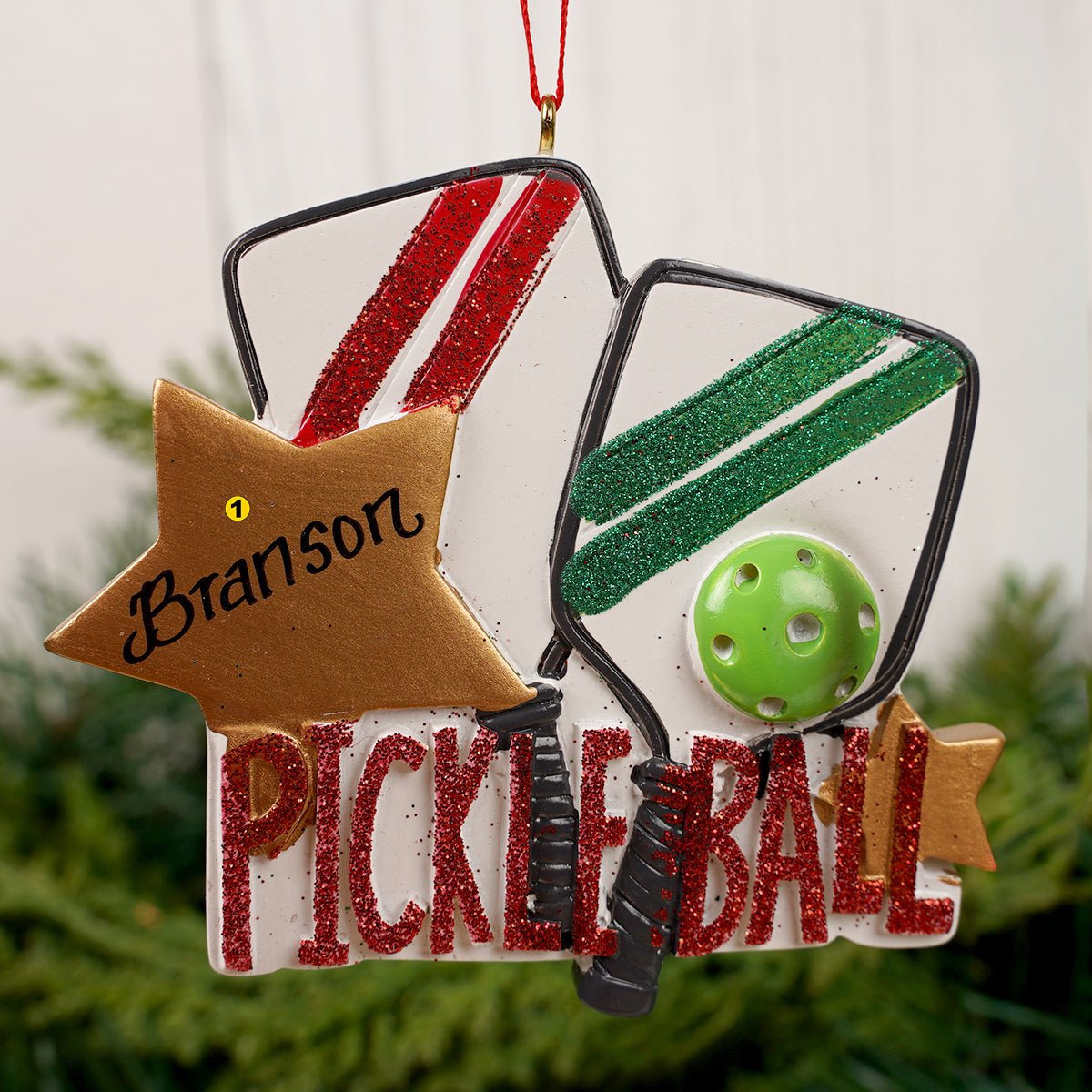 Pickle Ball Ornament - Christmas Place