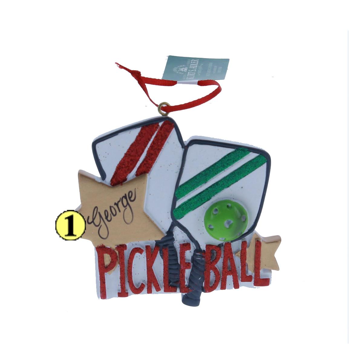 Pickle Ball Ornament - Christmas Place