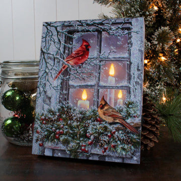 8x6 Together For Christmas Lighted Easel Back