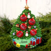 Christmas Tree With Ornaments Family Of 5 - Christmas Place