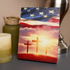 LED God And Country Canvas Print- Christmas Place