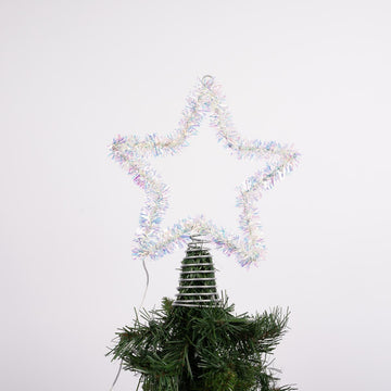 Multi Silver Star Tree Topper
