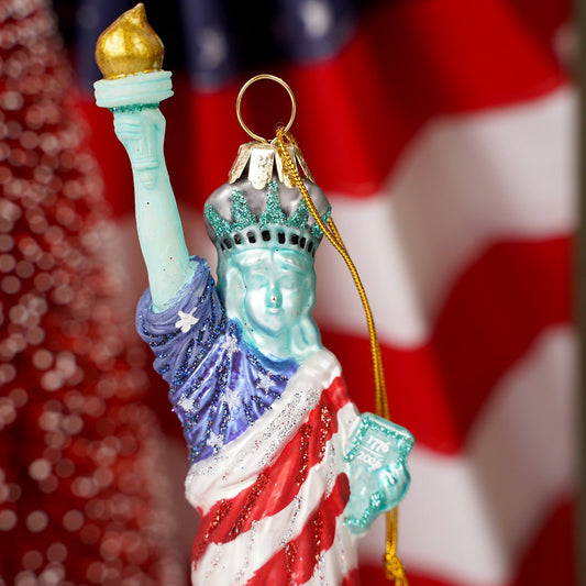 America 250th Statue Of Liberty Ornament - Christmas Place