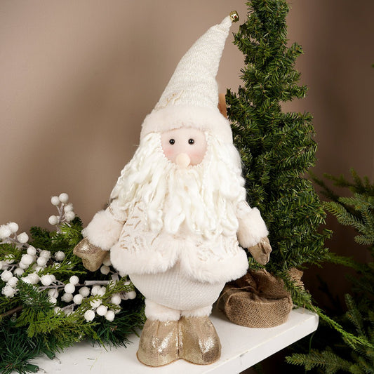White Standing Santa Claus Figurine 22 inches height- Christmas Place