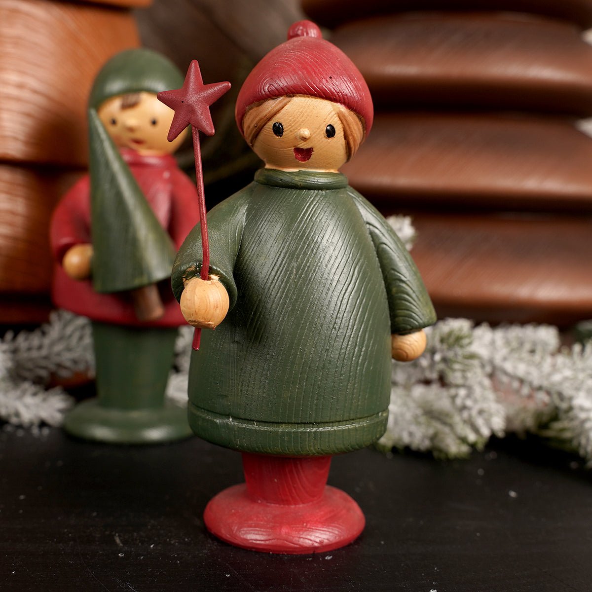 5Inch Red Green Boy/Girl - Christmas Place