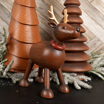 11Inch Standing Brown Deer - Christmas Place