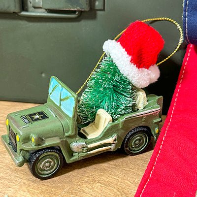 US Army Jeep Ornament - Christmas Place