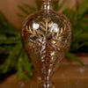7.4Inch Glass Silver Finial Ornament