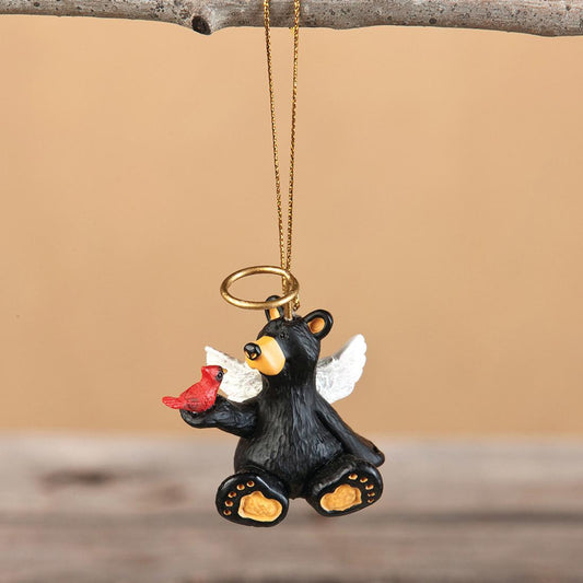 Angel Sitting Bear Ornament